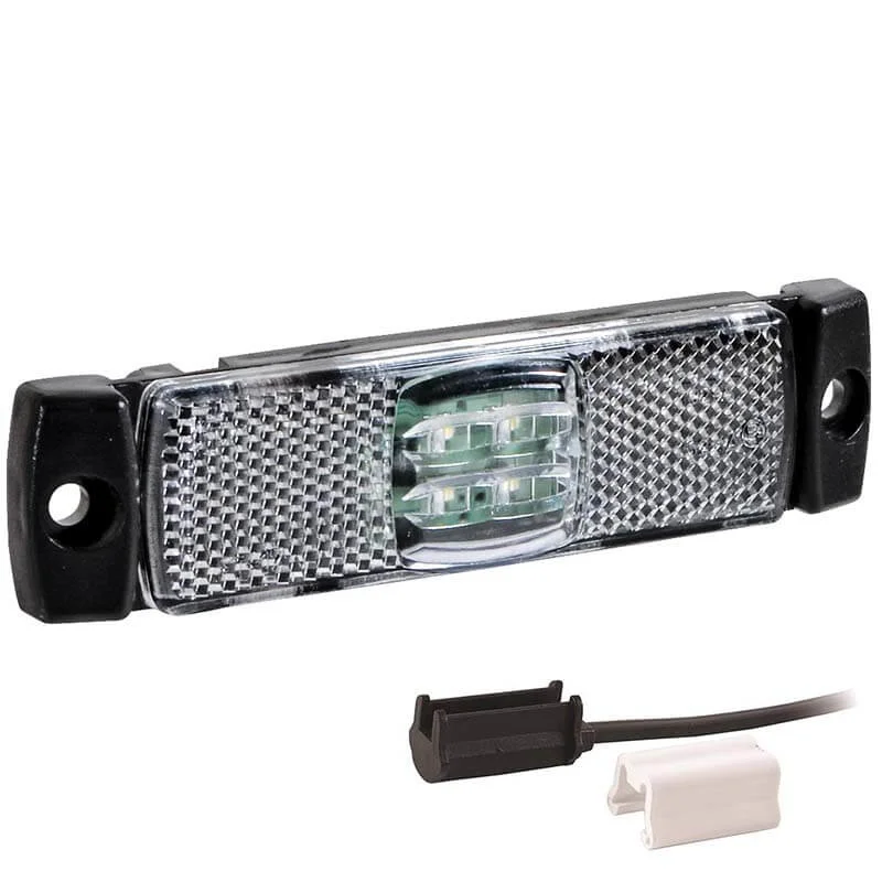 LED marker light white 12-24v 1.5mm². connector