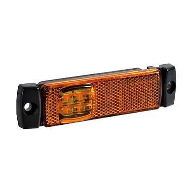 LED Positionsljus orange 12-24V 5m kabel