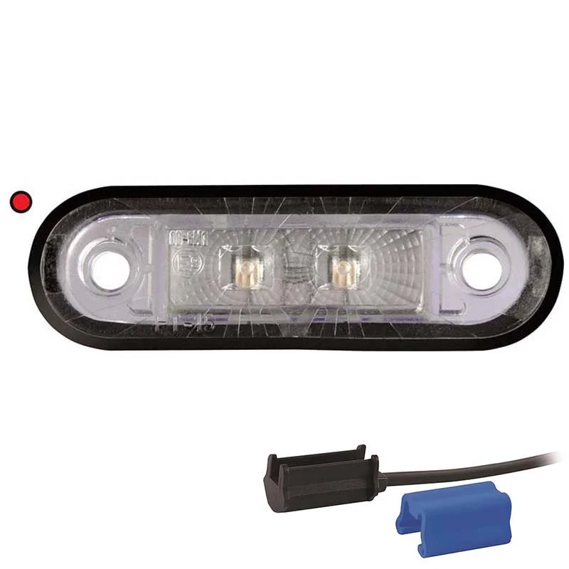 LED marker light red 12-24v 0.75mm². connector