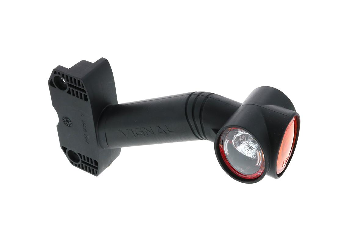 Vignal FA3 LC12 LED - End luz de contorno LED esquerdo side 12/24V cristal + vermelho + âmbar - 2