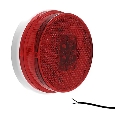 LED Positionsljus röd 12-24V 50cm. kabel