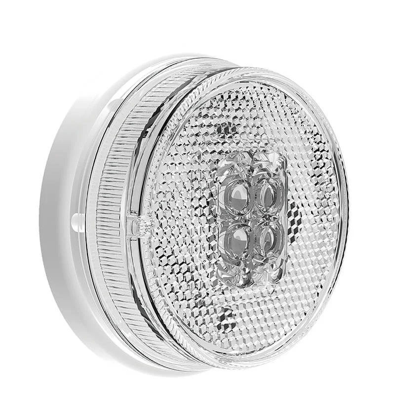 LED Posisjonslys hvit 12-24V 50cm kabel. - 2