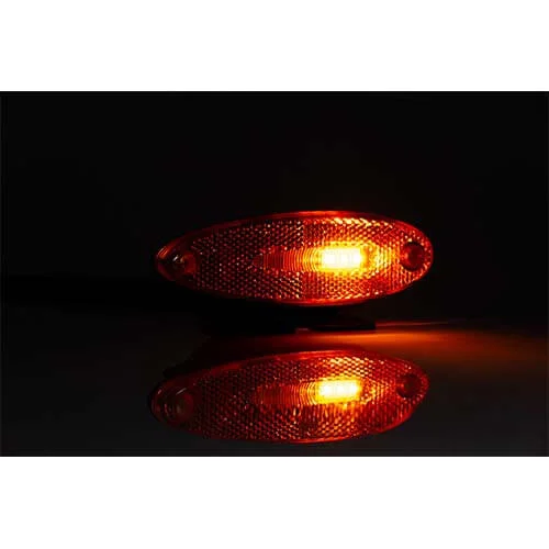 LED marker light amber 12-24v 50cm. cable - 5