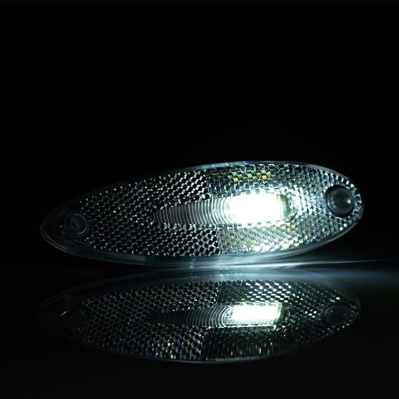 LED marker light white 12-36v 50cm. cable - 2