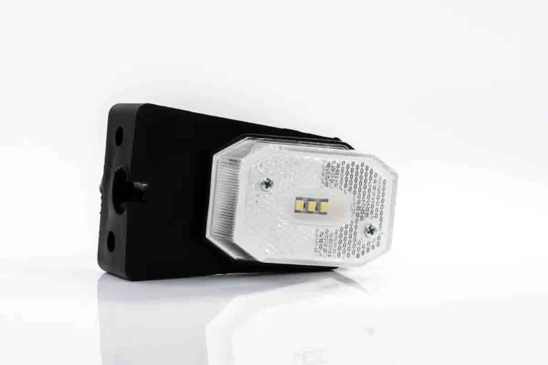 LED Posisjonslys hvit 12-24V 50cm kabel.