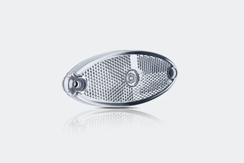 LED marker light oval white 12-24v 50cm. cable