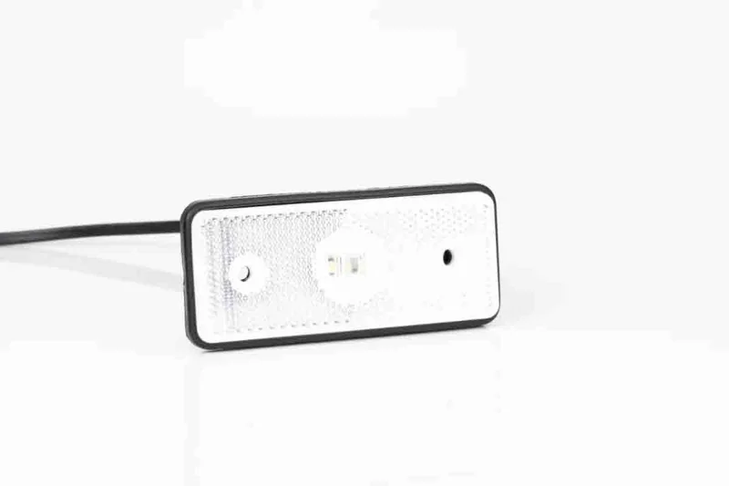 LED marker light white 12-24v 50cm. cable with 1.5mm². connector