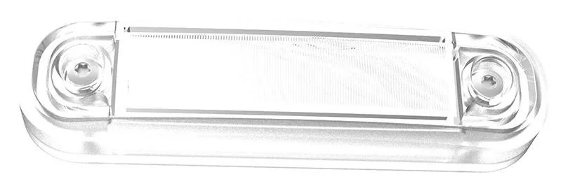 LED Posisjonslys hvitt 12-36V 0,15m kabel.