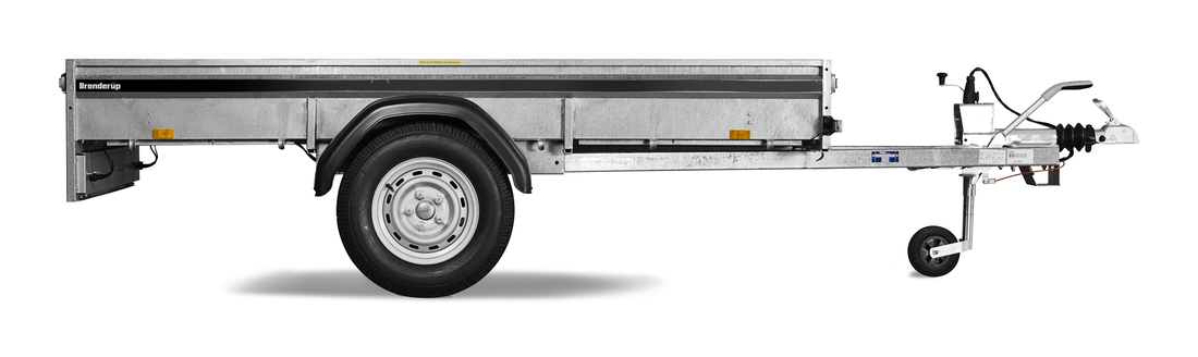Brenderup Lågbyggd flakvagn Serie L Bromsad 1250 kg - 3