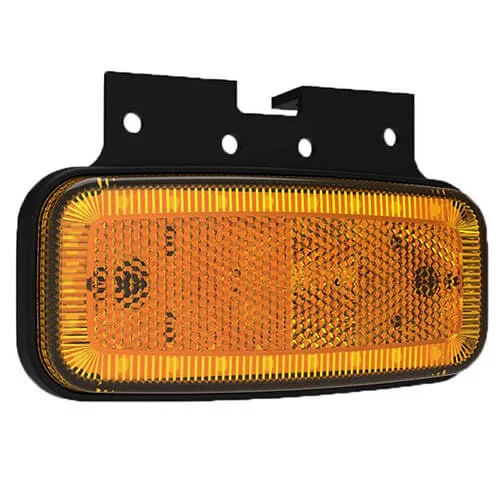 LED Posisjonslys oransje 12-24V 50cm kabel. - 2