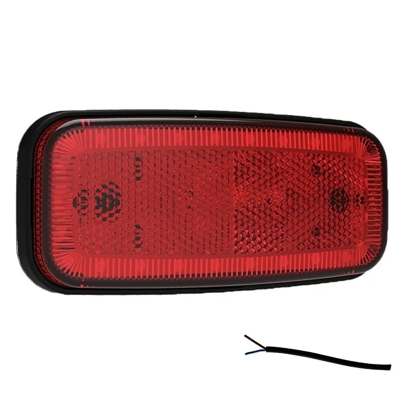 LED Positionsljus röd 12-24V 50cm. kabel