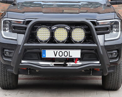 LARGE 76MM Valorauta [Musta] - Ford Ranger 2023-