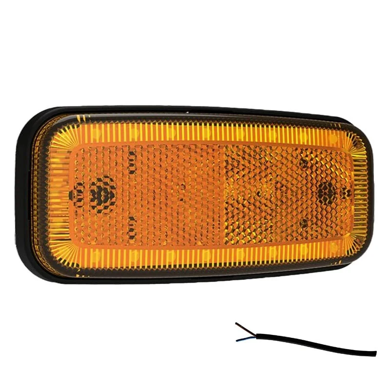 LED marker light amber 12-24v 50cm. cable