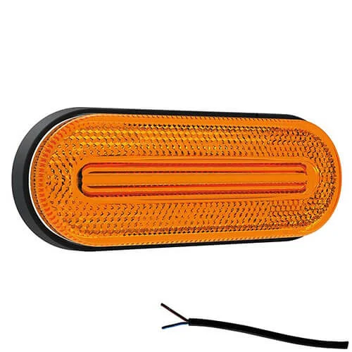 LED marker light amber 12-24v 50cm. cable