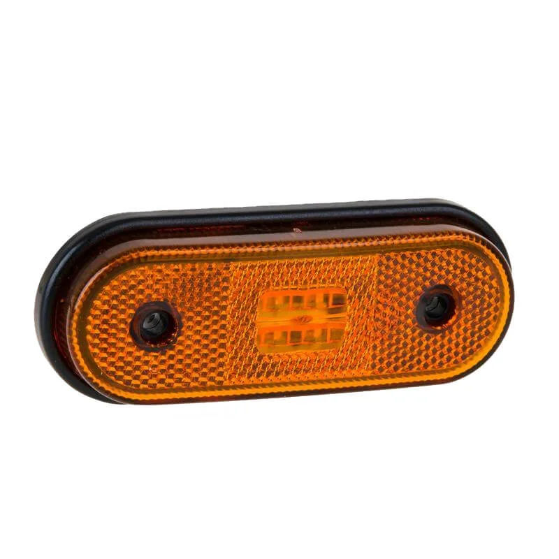LED Positionsljus orange 12-24V 50cm. kabel - 7