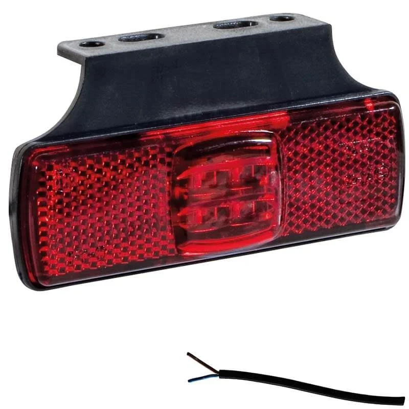LED marker light red 12-24v 50cm. cable