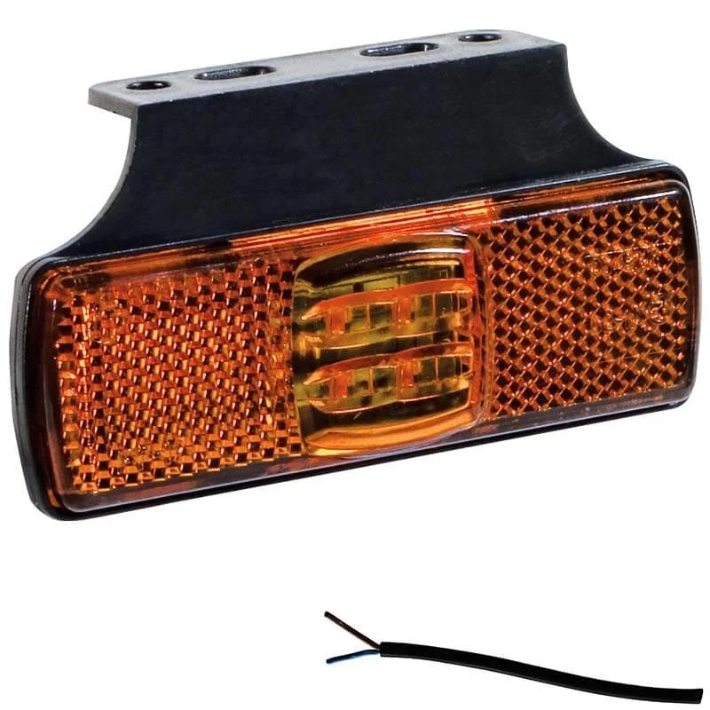 LED marker light amber 12-24v 50cm. cable