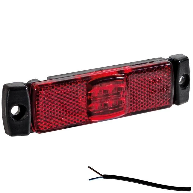 LED marker light red 12-24v 50cm. cable
