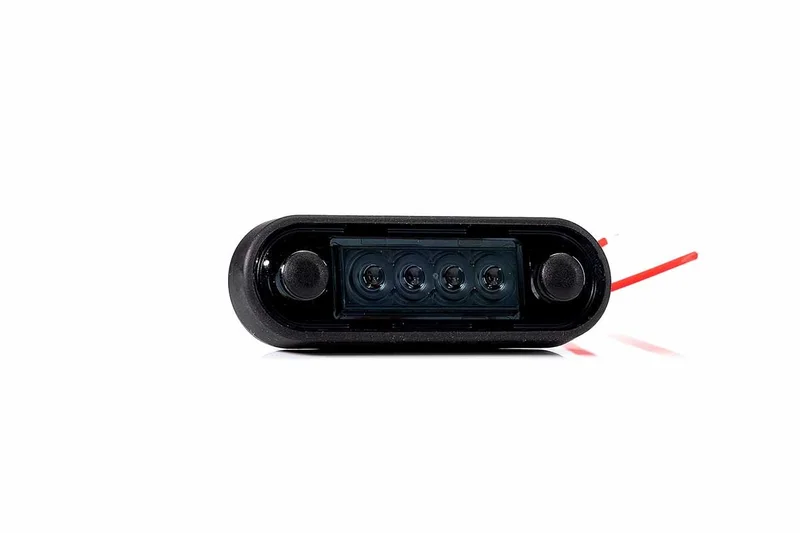 Dark marker light red 12-24v 0.15m. cable