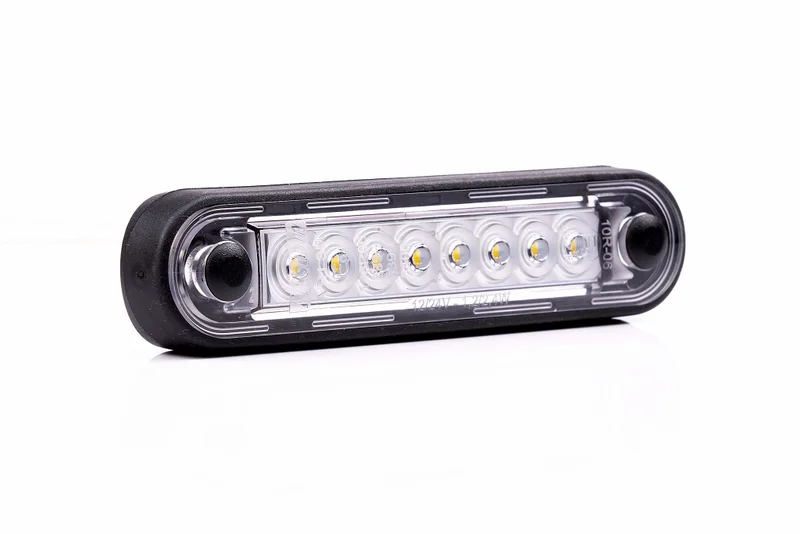 LED Posisjonslys / lang rød 12-24V 0.15m. kabel
