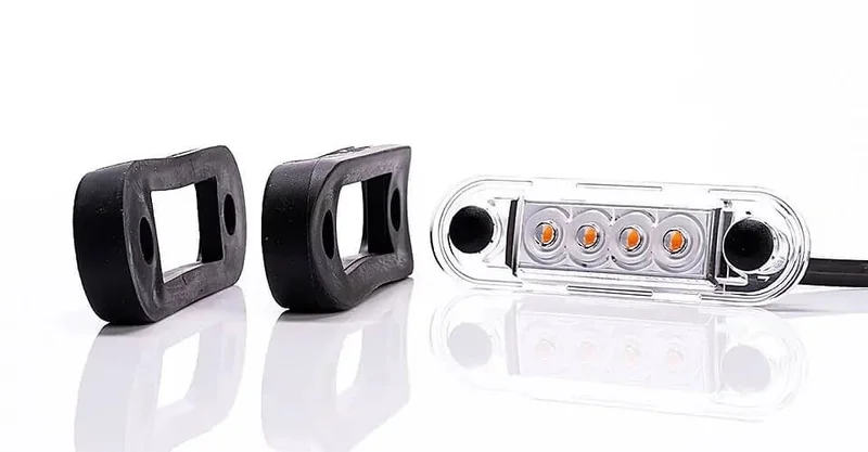 LED Posisjonslys hvit 12-24V 15cm kabel. - 4