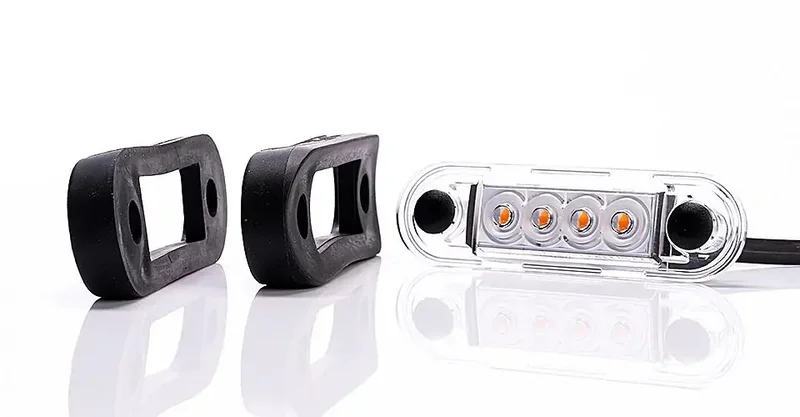 LED marker light Amber 12-24v 50cm. cable - 5