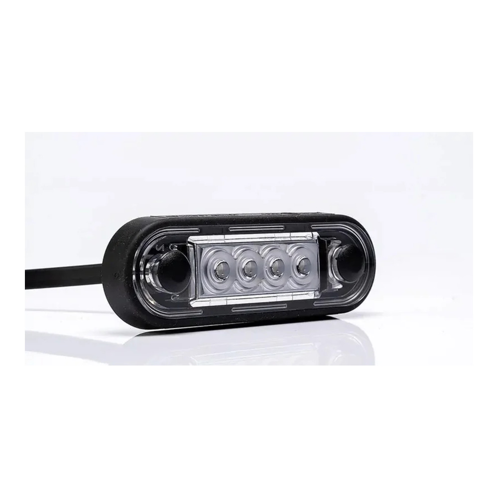 LED luz de posição Âmbar 12-24v 50cm. cabo