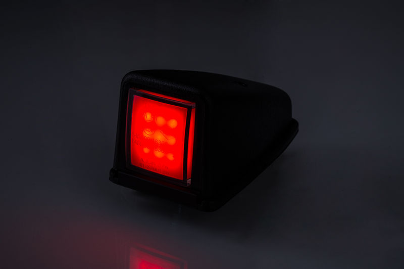 LED Taklampa röd 12-24V, 30cm kabel - 4