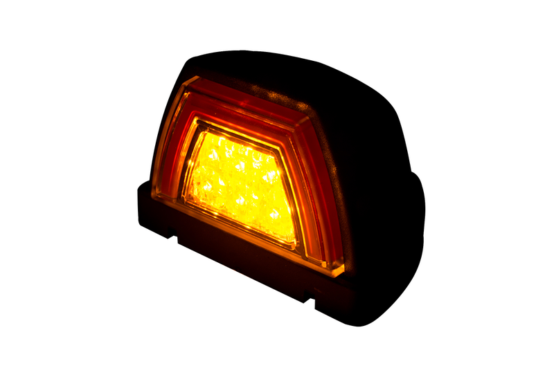 LED top lamp neon red incl. flashing light 12-24v, 50cm cable - 5