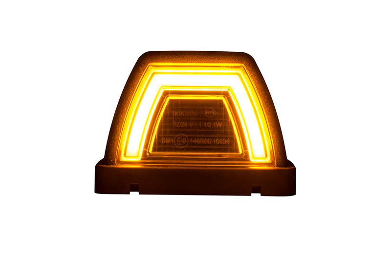 LED top lamp neon amber 12-24v, 50cm cable - 3