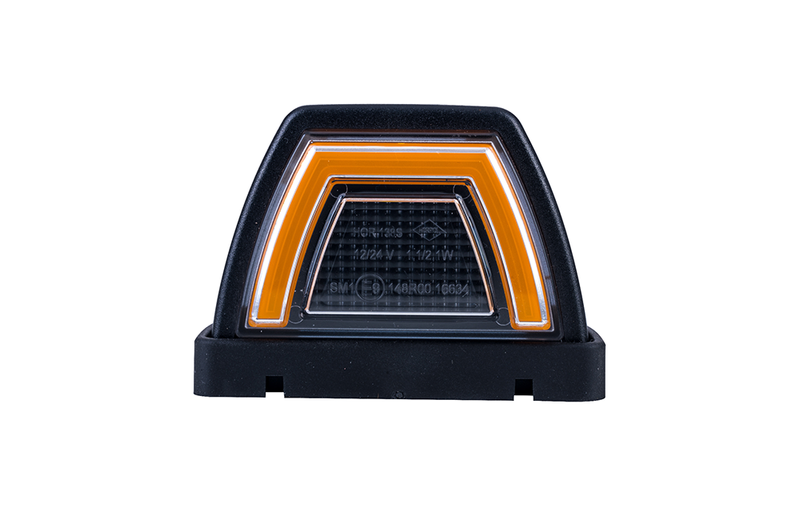 LED top lamp neon amber 12-24v, 50cm cable - 2