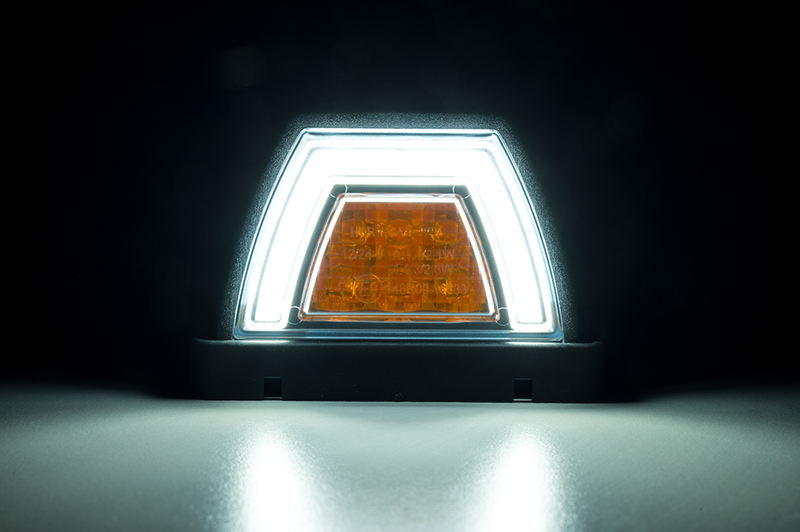 LED Taklampa NEON vit inkl. blinkande ljus 12-24V, 50cm kabel - 3