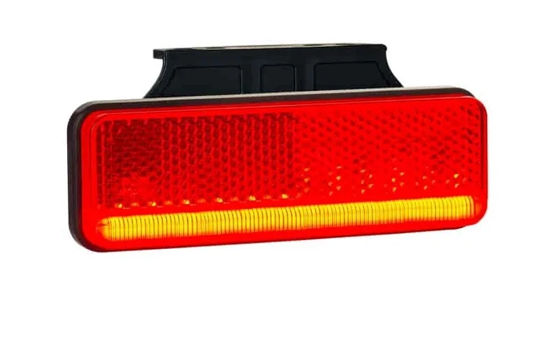 LED marker light neon red with bracket 12-24v 50cm. cable