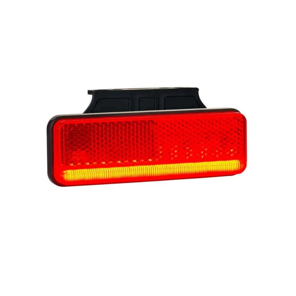 LED feu de gabarit néon rouge avec support 12-24v 50cm. câble