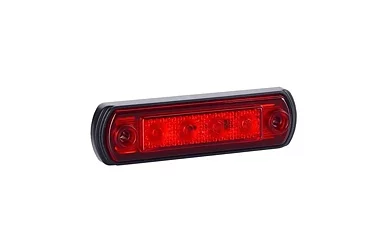 LED Positionsljus röd 12-24V 50cm. kabel