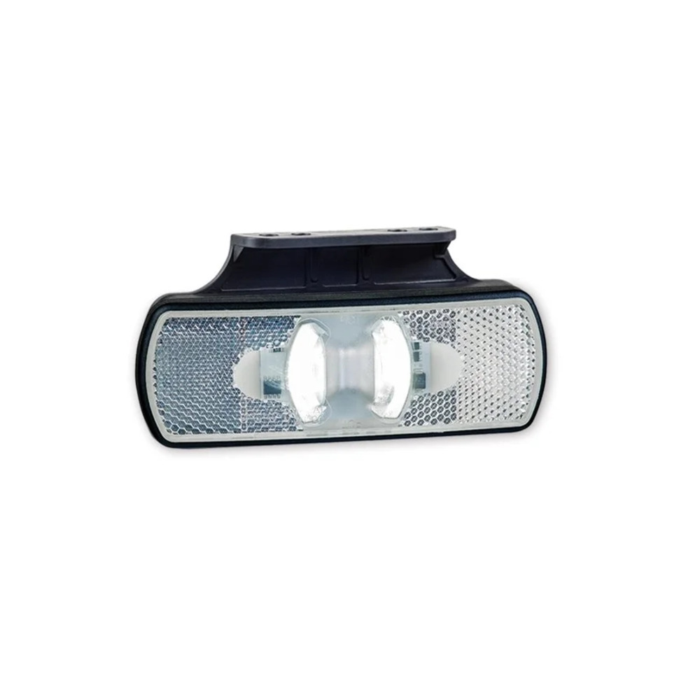 LED markeringslicht neon wit met beugel 12-24v 50cm. kabel