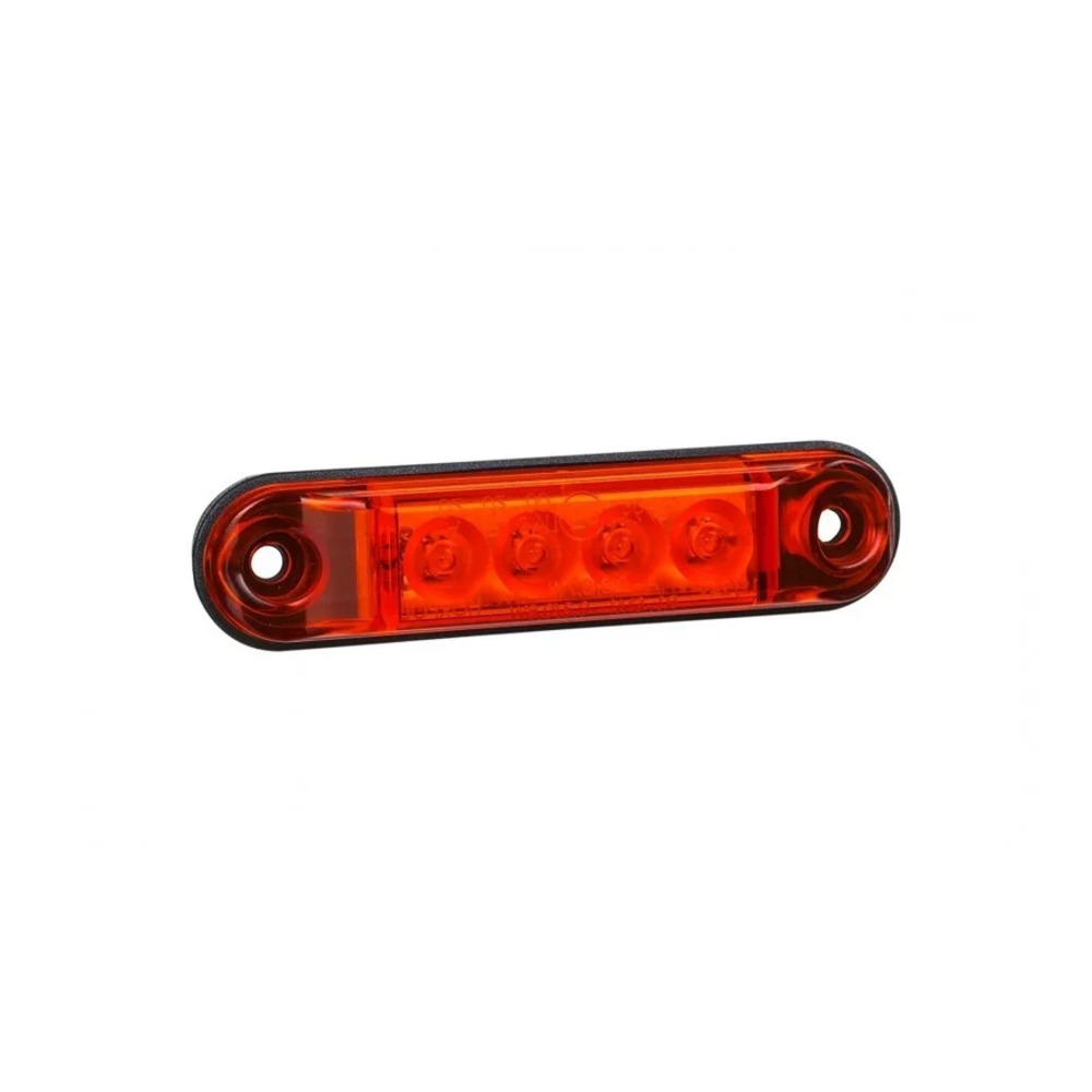 LED markeringslicht wit 12-24v 50cm. kabel