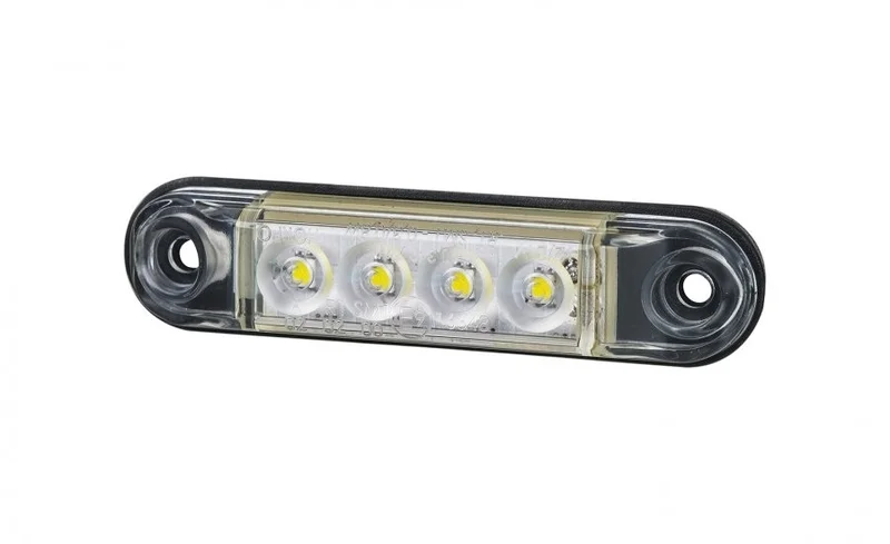 LED marker light amber with bracket 12-24v 50cm. cable - 2
