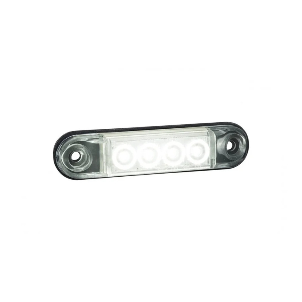 LED Markierungsleuchte amber mit Halterung 12-24v 50cm. Kabel
