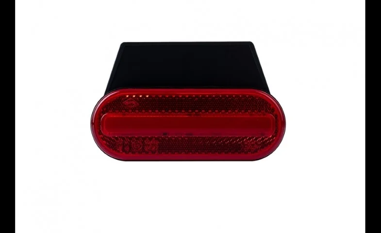 LED Posisjonslys rød med feste 12-24V 50cm. kabel. - 3