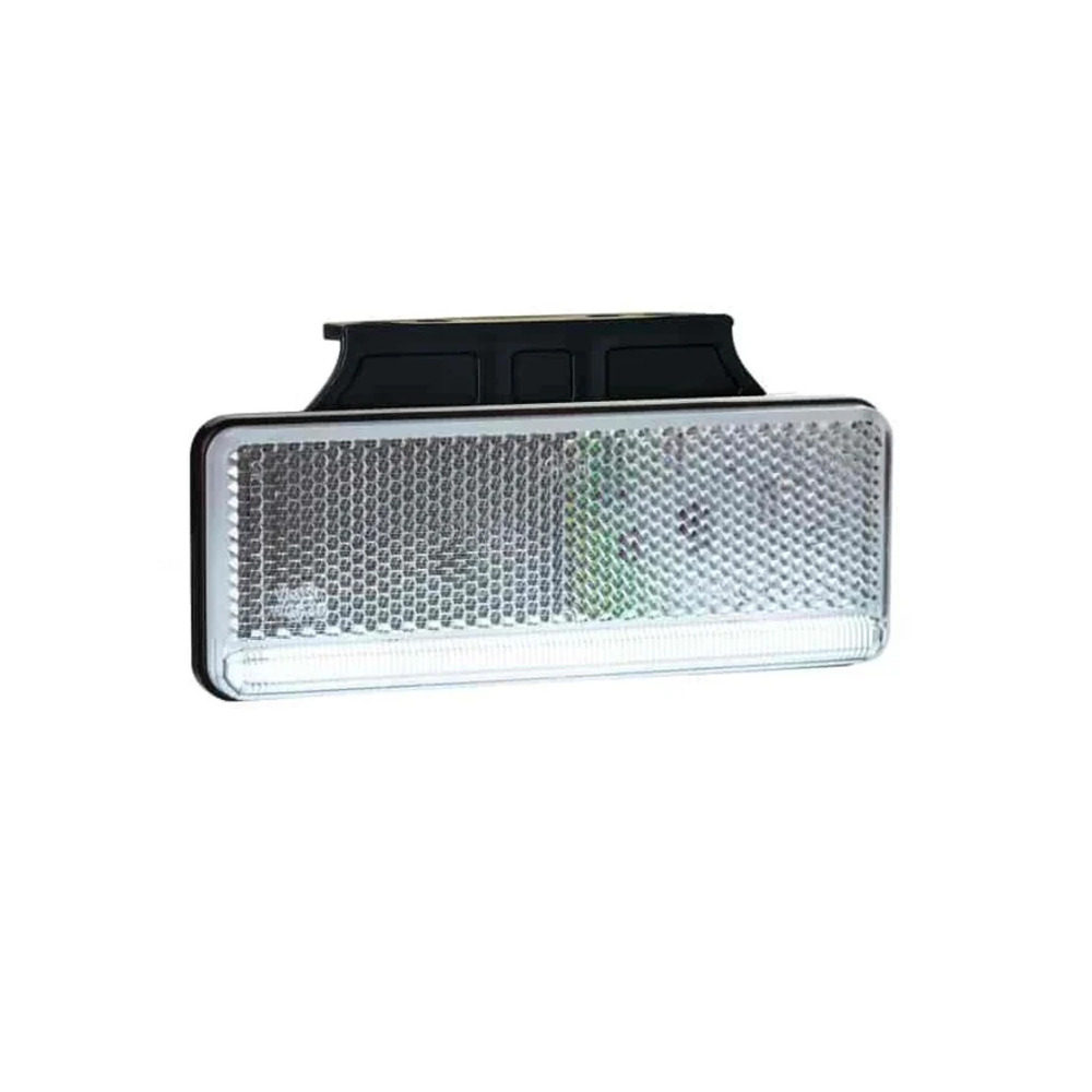 LED lampa obrysowa neon biały z uchwyt 12-24v 50cm. przewód