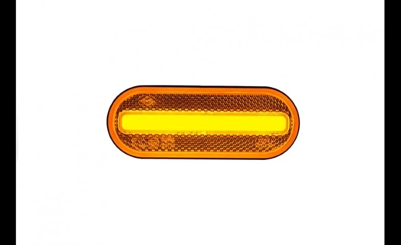 LED Posisjonslys oransje 12-24V 50cm kabel. - 3