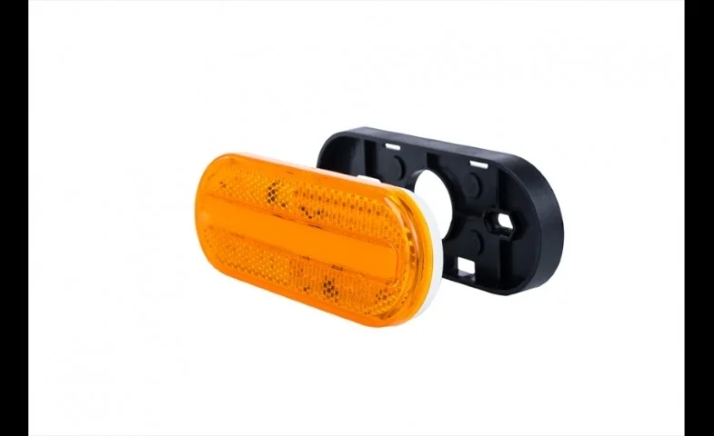 LED Posisjonslys oransje 12-24V 50cm kabel. - 5