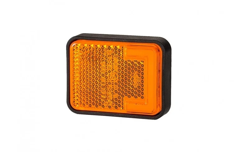 LED Posisjonslys NEON orange med feste 12-24V 50cm kabel. - 7