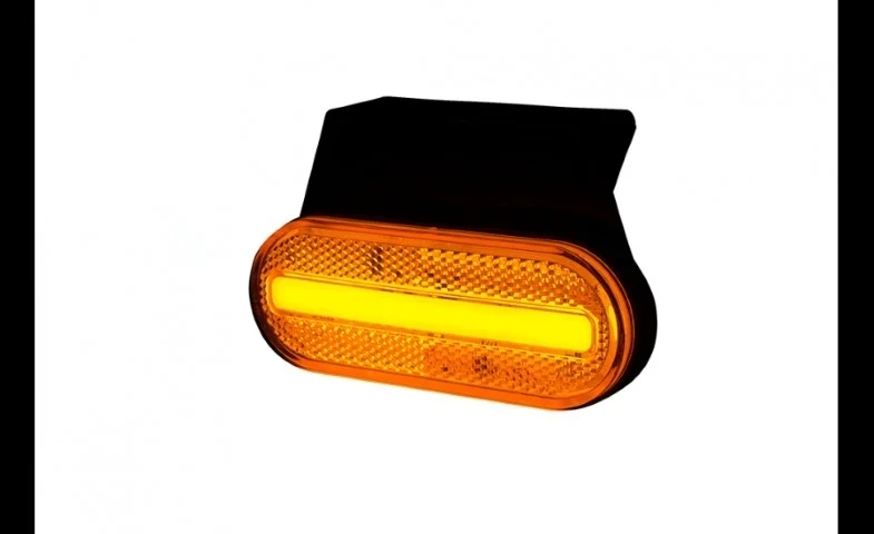 LED marker light amber with bracket 12-24v 50cm. cable - 2