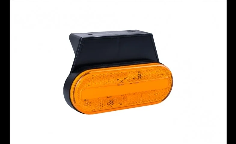 LED marker light amber with bracket 12-24v 50cm. cable