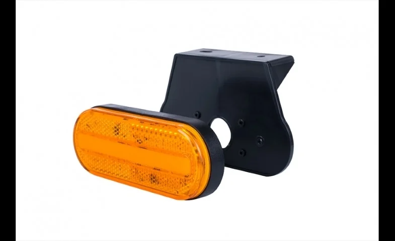 LED marker light amber with bracket 12-24v 50cm. cable - 5