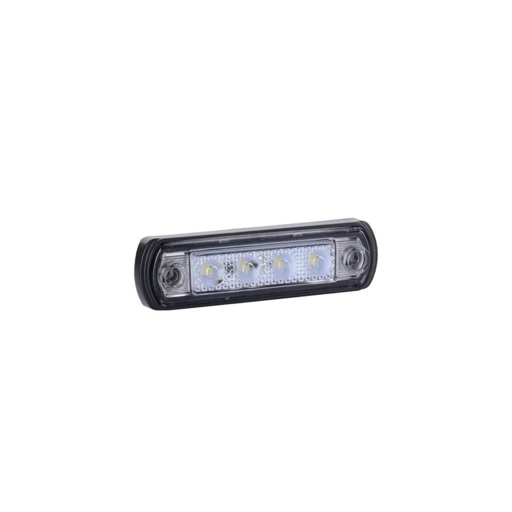 LED luz de posição branco com suporte 12-24v 50cm. cabo