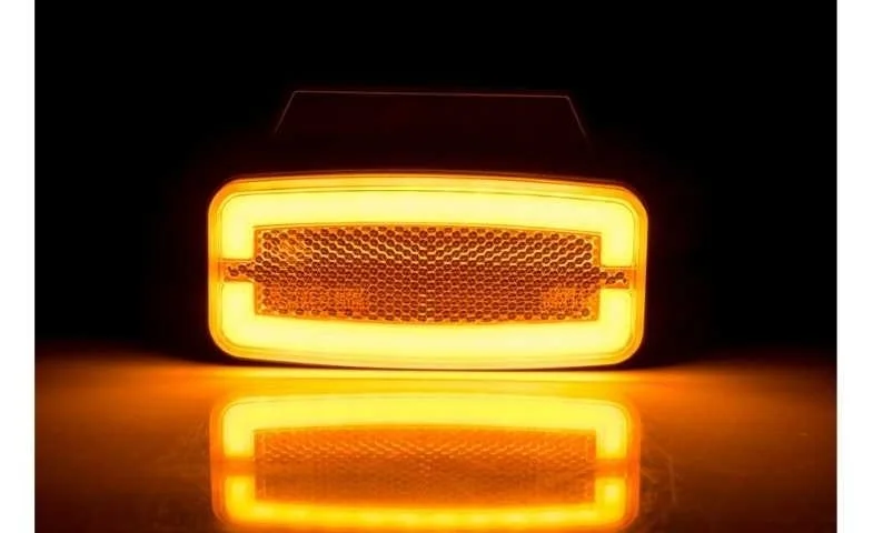 LED marker light amber with bracket 12-24v 50cm. cable - 6