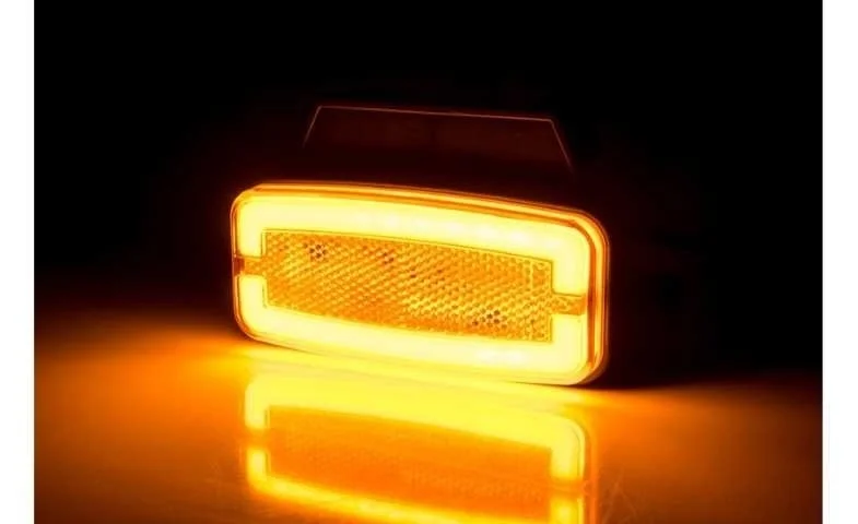 LED marker light amber with bracket 12-24v 50cm. cable - 5
